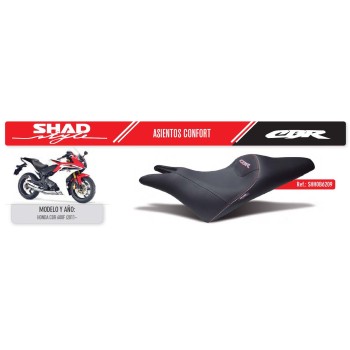 asiento confort shad para moto honda cbr 600f 2011 2012 shh0b6201 2