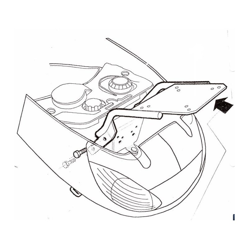 fijacion superior shad maleta moto scrambler classic sport u0sc18st