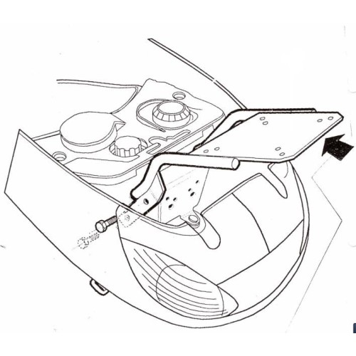fijacion superior shad maleta moto scrambler classic sport u0sc18st
