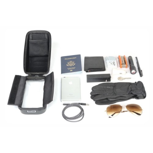 soporte telefono movil 6 6 con bolsillo 180 x 90 mm shad x0sg75h