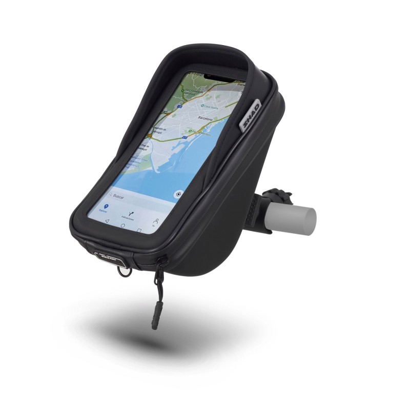 soporte manillar para smartphone sg76 con bolsillo 180 x 90 mm