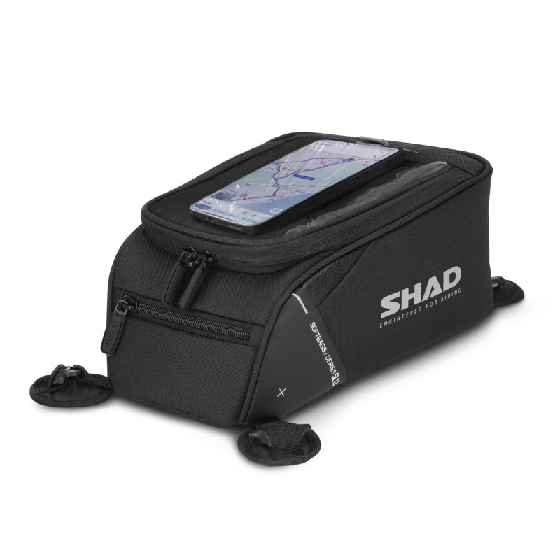 bolsa deposito imanes shad x0sl121m sl12m 5 litros para moto