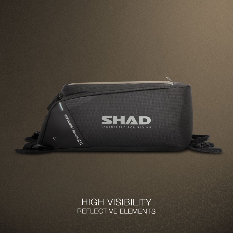 bolsa deposito imanes shad x0sl121m sl12m 5 litros para moto