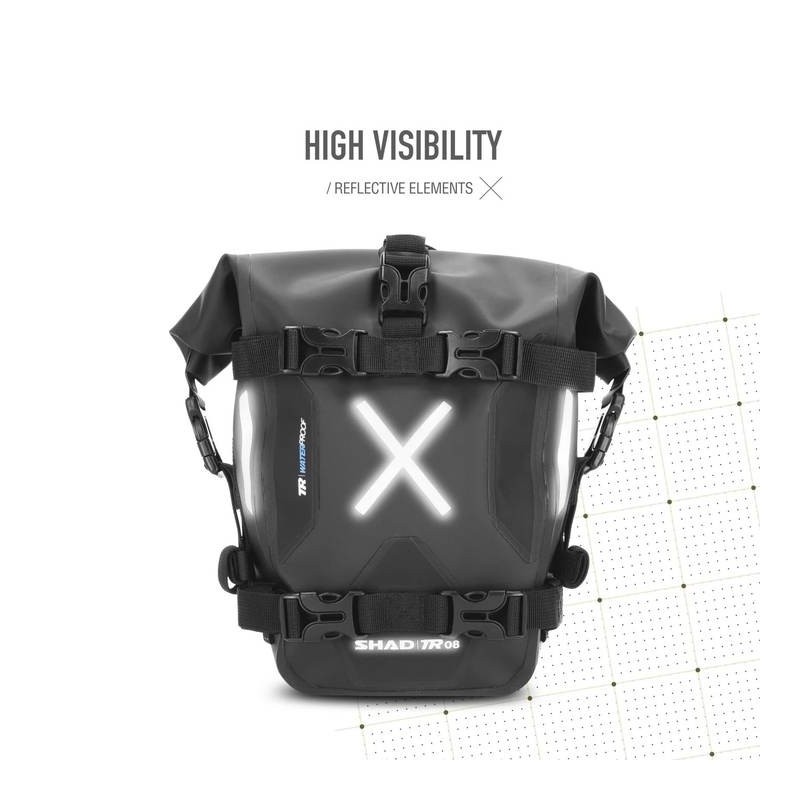 bolsa multiuso shad tr08 impermeable 8 litros x0tr08