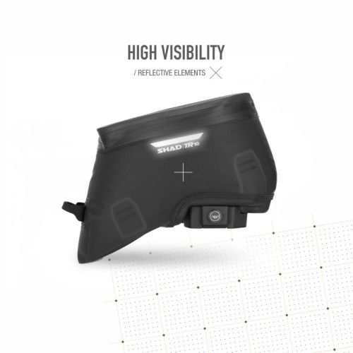 bolsa de deposito moto shad x0tr10cl terra tr10cl impermeable 7 litros