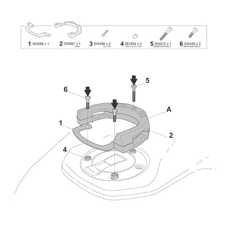 fijacion bolsa deposito click system yamaha mt09 y015cs