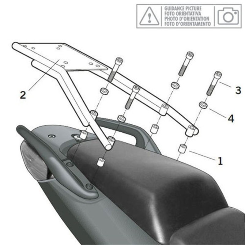 fijacion superior shad para maleta moto yamaha tmax 500 v y0tm59st