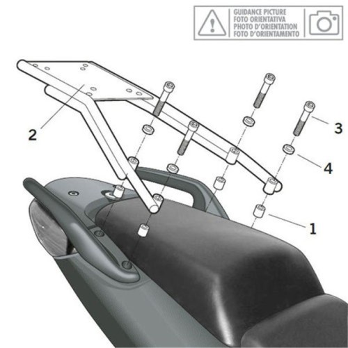 fijacion superior shad para maleta moto yamaha tmax 500 v y0tm59st