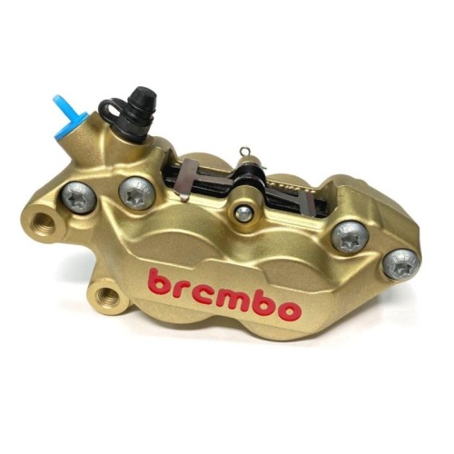 pinza de freno moto brembo 20516584 p4 30 34c derecha dorada 40 mm