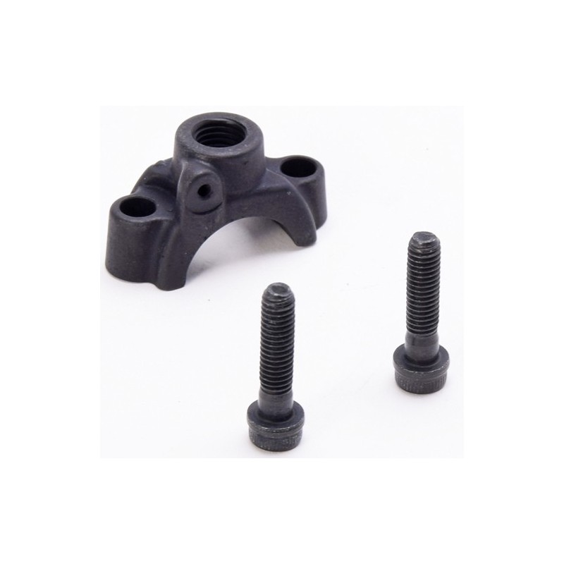 abrazadera de bomba de embrague brembo 110437263 negra con soporte para espejo m10x1 25