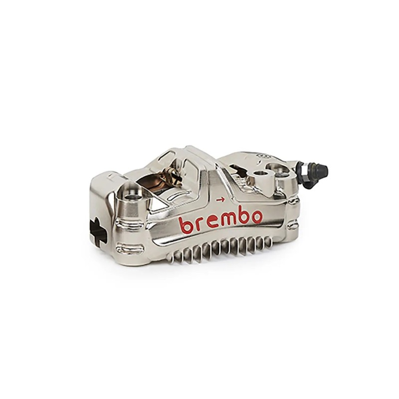 pinza de freno delantera brembo 120d60040 gp4 ms derecha cnc radial 108 mm con aletas