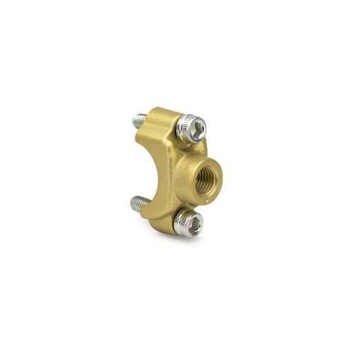 abrazadera de bomba brembo 110437257 dorada con soporte de espejo m10x1 25 rosca izquierda