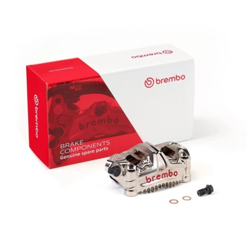 pinza de freno moto brembo gp4 ms 120d60050 delantera izquierda monobloque 4 pistones