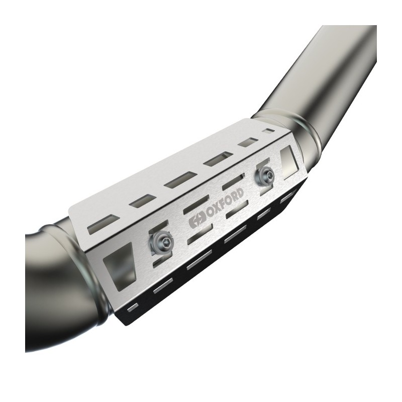 protector termico de escape oxford ox642 adventure acero inoxidable