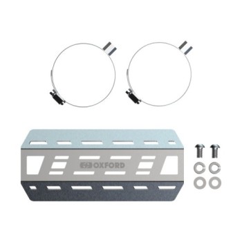 protector termico de escape oxford ox642 adventure acero inoxidable 2