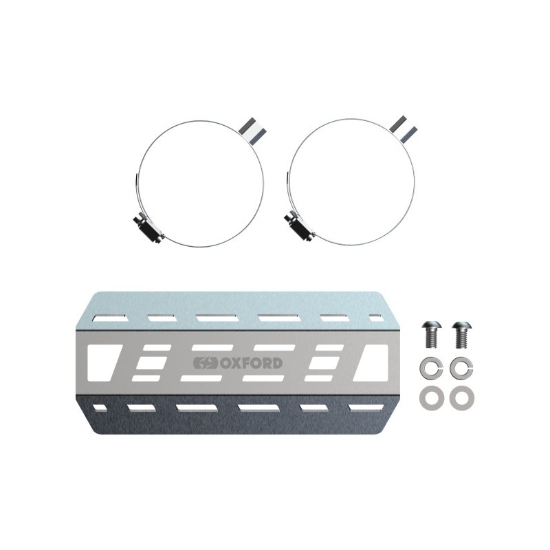 protector termico de escape oxford ox642 adventure acero inoxidable