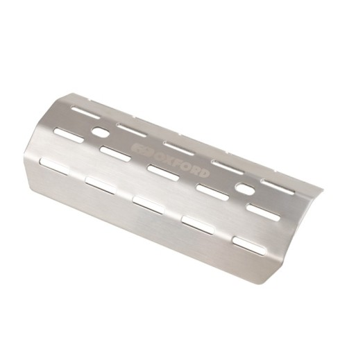protector termico de escape oxford ox878 scrambler acero inoxidable