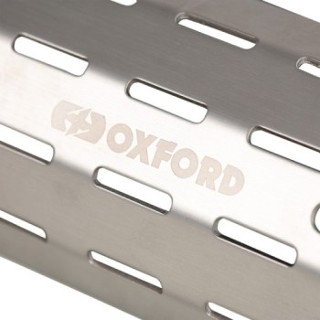 protector termico de escape oxford ox878 scrambler acero inoxidable 2