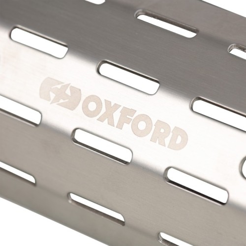 protector termico de escape oxford ox878 scrambler acero inoxidable