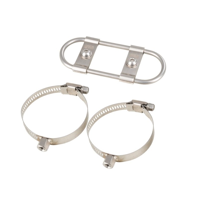 protector termico de escape oxford ox881 cafe racer acero inoxidable