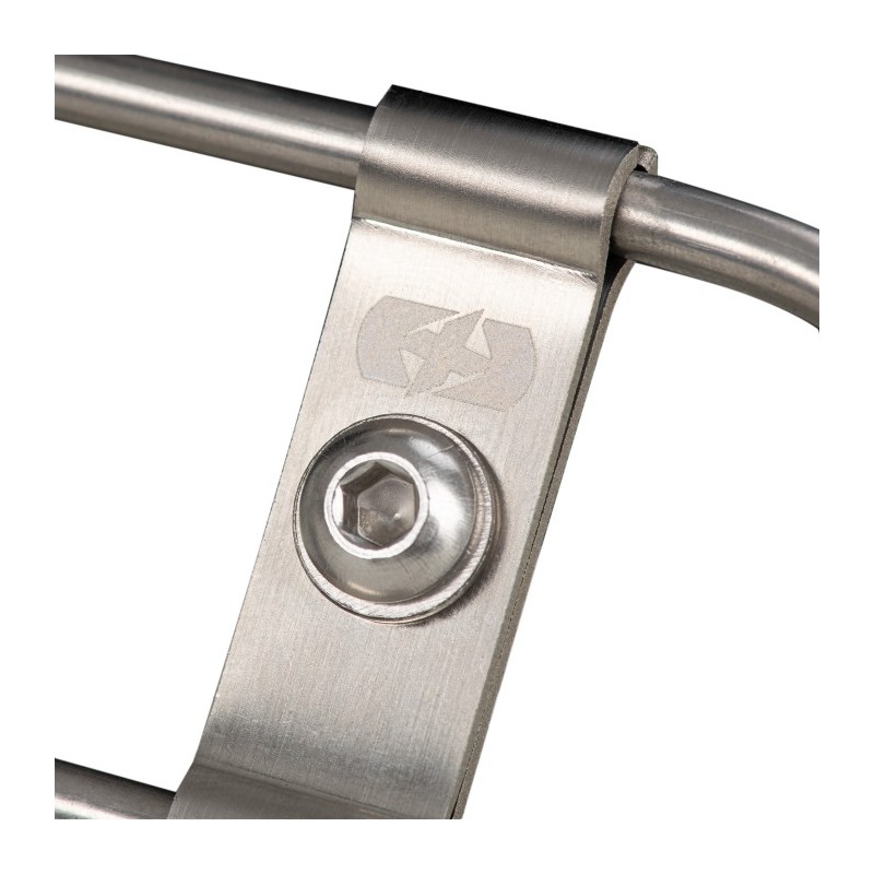 protector termico de escape oxford ox881 cafe racer acero inoxidable