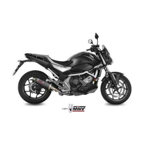 silencioso mivv oval carbono c tapa carbono honda integra750 2016 20 nc 750 s x 2016 22