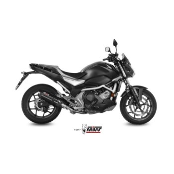 silencioso mivv suono acero negro carbon honda integra750 2016 20 nc 750 s x 2016 22 2