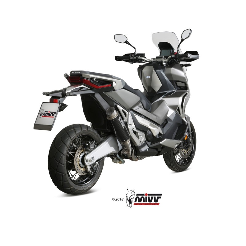 silencioso mivv gp pro carbono honda x adv 750 2017 26 h 066 l2p