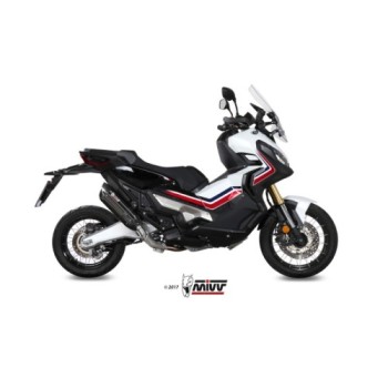 silencioso mivv suono acero negro carbon honda x adv 750 2017 26 h 066 l9 2