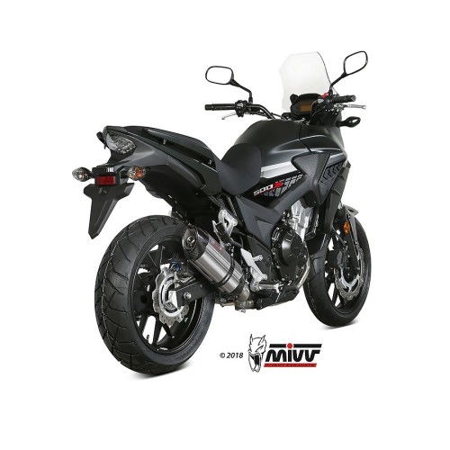 silencioso mivv suono st acero carbono honda cb 500 x 2017 22 h 067 l7