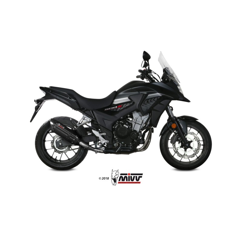 silencioso mivv suono acero negro carbon honda cb 500 x 2017 20 h 067 l9