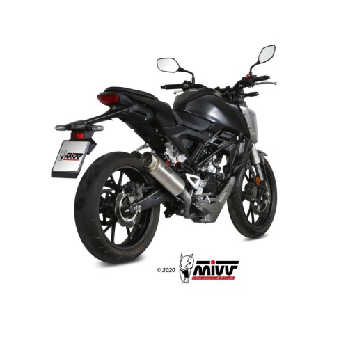 escape completo mivv 1x1 gp pro titan honda cb 125 r 2018 20 h 074 l6p