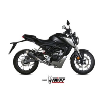 escape completo mivv 1x1 gp pro black honda cb 125 r 2018 20 h 074 lxbp