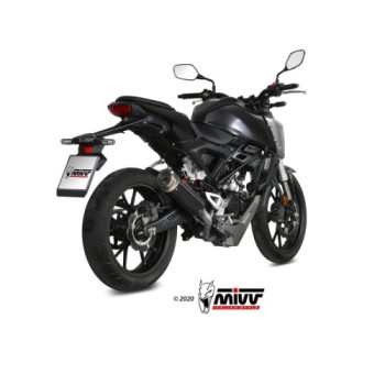 escape completo mivv 1x1 gp pro black honda cb 125 r 2018 20 h 074 lxbp 2
