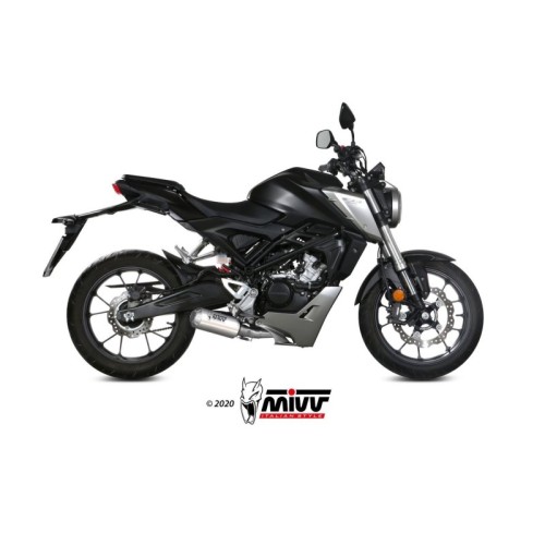 escape completo mivv 1x1 mk3 st steel honda cb 125 r 2018 20 h 076 sm3x