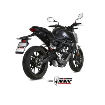 escape completo mivv 1x1 mk3 st steel honda cb 125 r 2018 20 h 076 sm3x 2