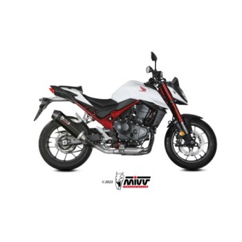 silencioso mivv oval carbono c tapa carbono honda cb750 hornet 2023 26 h 085 l3c 2