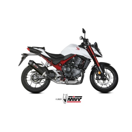 silencioso mivv oval carbono c tapa carbono honda cb750 hornet 2023 26 h 085 l3c