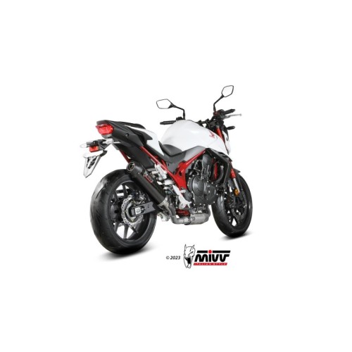 silencioso mivv oval carbono c tapa carbono honda cb750 hornet 2023 26 h 085 l3c