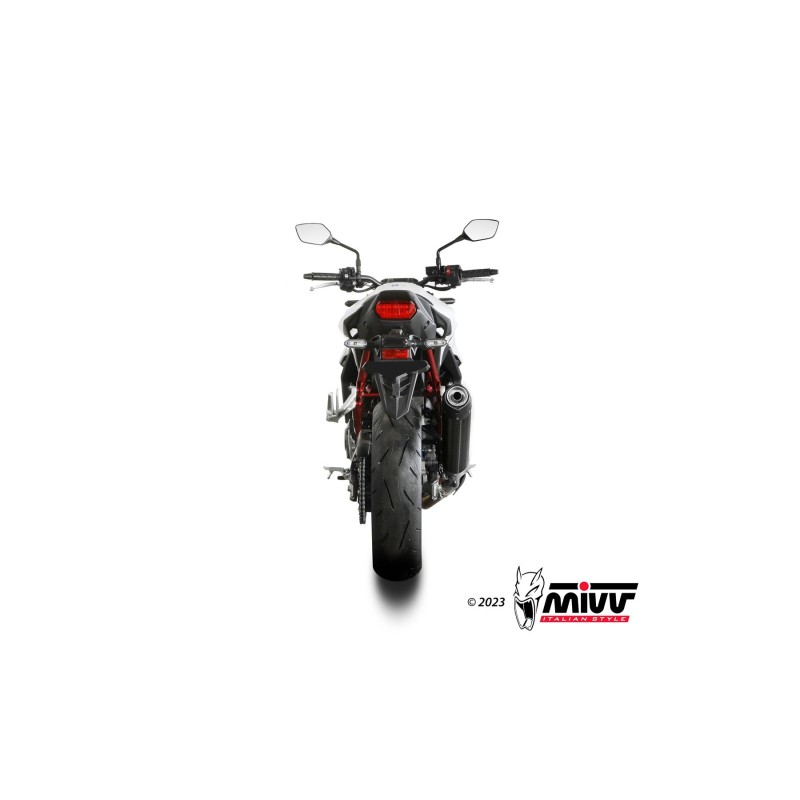 silencioso mivv oval carbono c tapa carbono honda cb750 hornet 2023 26 h 085 l3c