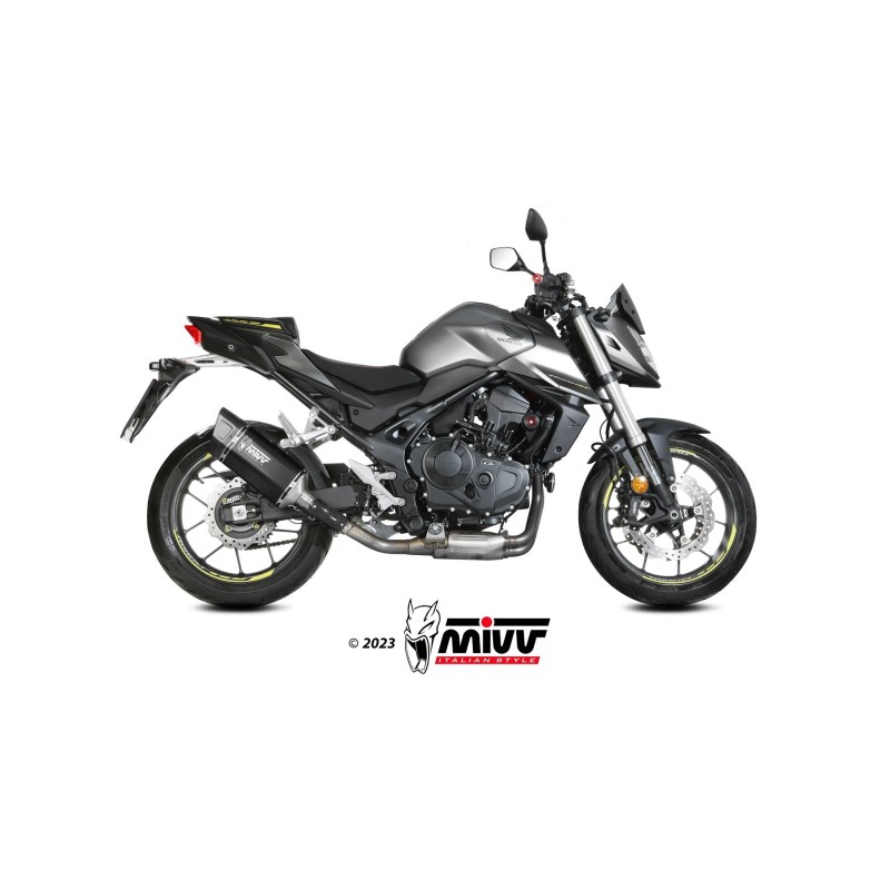 silencioso mivv sr 1 black honda cb750 hornet 2023 26 h 085 lr1xb