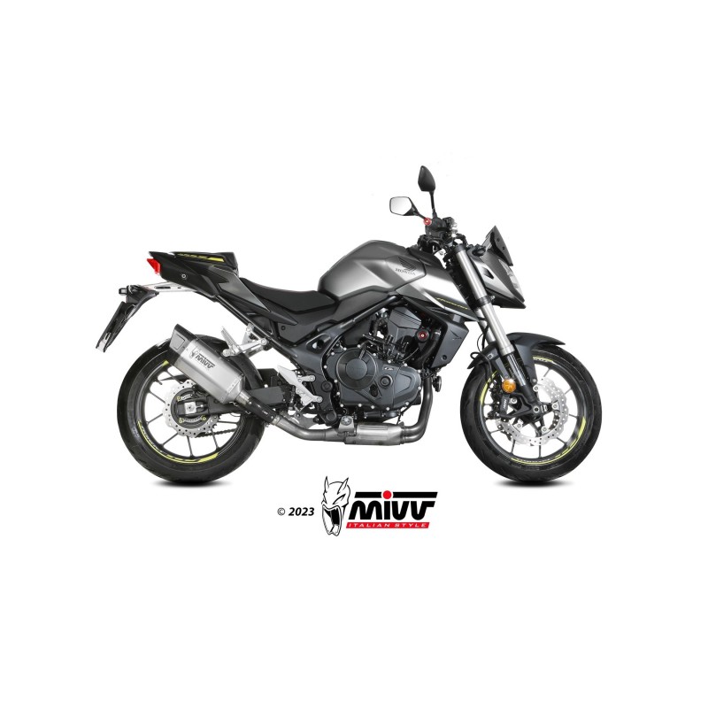 silencioso mivv sr 1 st acero honda cb750 hornet 2023 26 h 085 lr1x
