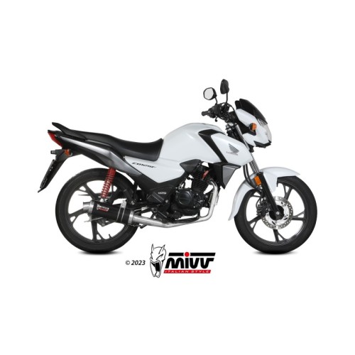 silenciosos mivv 1x1 gp black honda cb 125 f 2021 24 h 088 lxb