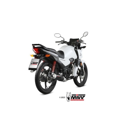 silenciosos mivv 1x1 gp black honda cb 125 f 2021 24 h 088 lxb
