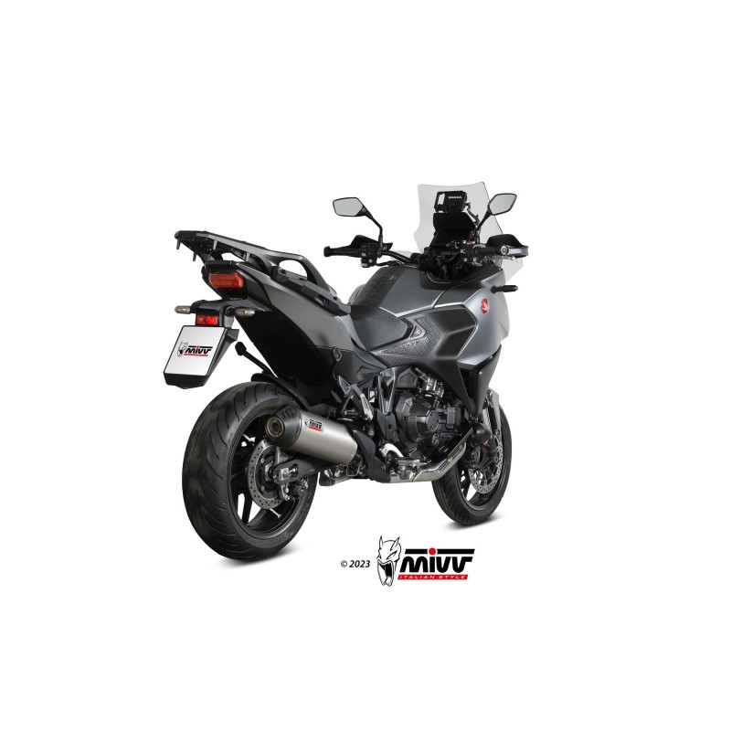 silencioso mivv oval titanium con tapa en carbono honda nt 1100 2022 24 h 089 lnc