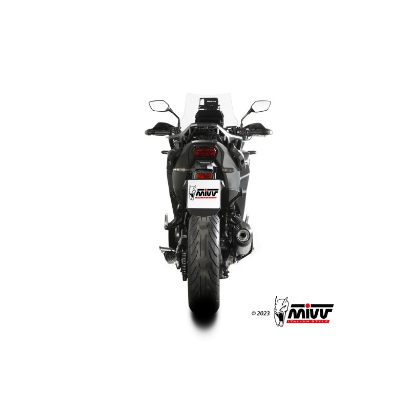 silencioso mivv oval titanium con tapa en carbono honda nt 1100 2022 24 h 089 lnc