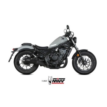 silencioso mivv hr 1 black con tapa en carbono larga honda cmx 500 rebel 2022 24 2