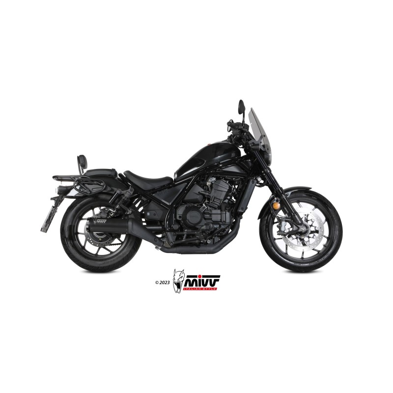 silencioso mivv hr 1 black honda cmx 1100 rebel 2022 24 h 092 lh1ba