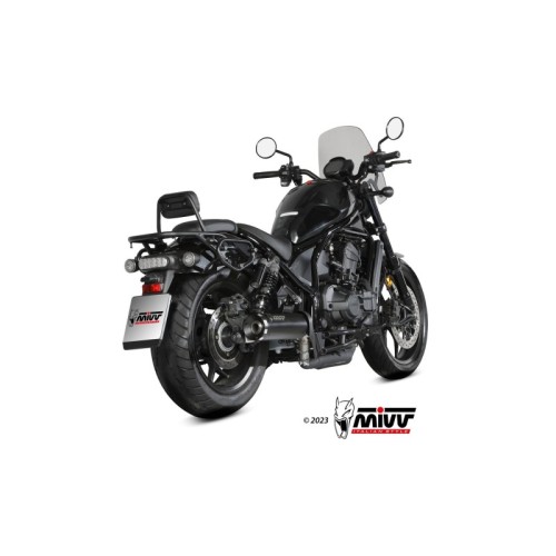 silencioso mivv hr 1 black honda cmx 1100 rebel 2022 24 h 092 lh1ba