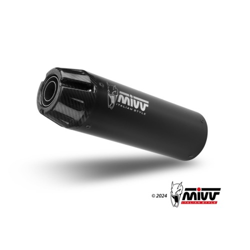 silencioso mivv hr 1 black con tapa en carbono larga honda cmx 1100 rebel 2022 24